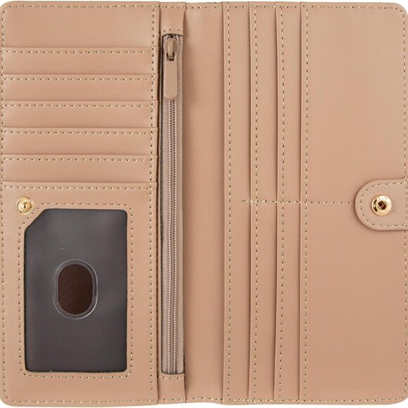 Slim Leather Wallet Women RFID Blocking Bifold Clutch Zodiac Signs - Picture 5 of 7